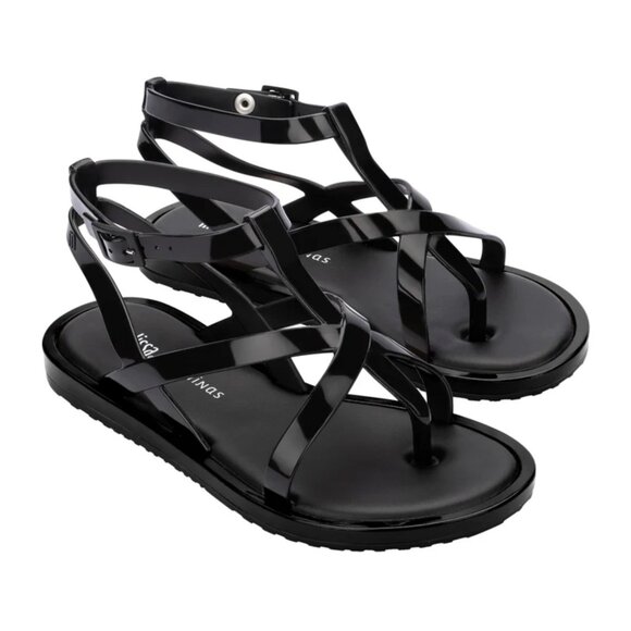 New Melissa Sandals Black - Picture 1 of 4